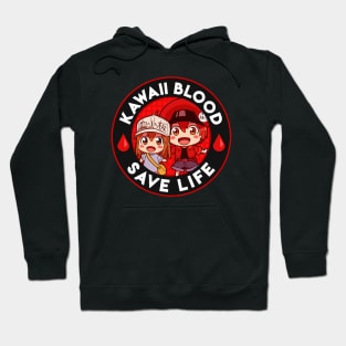 Kawaii Blood Cells Hoodie